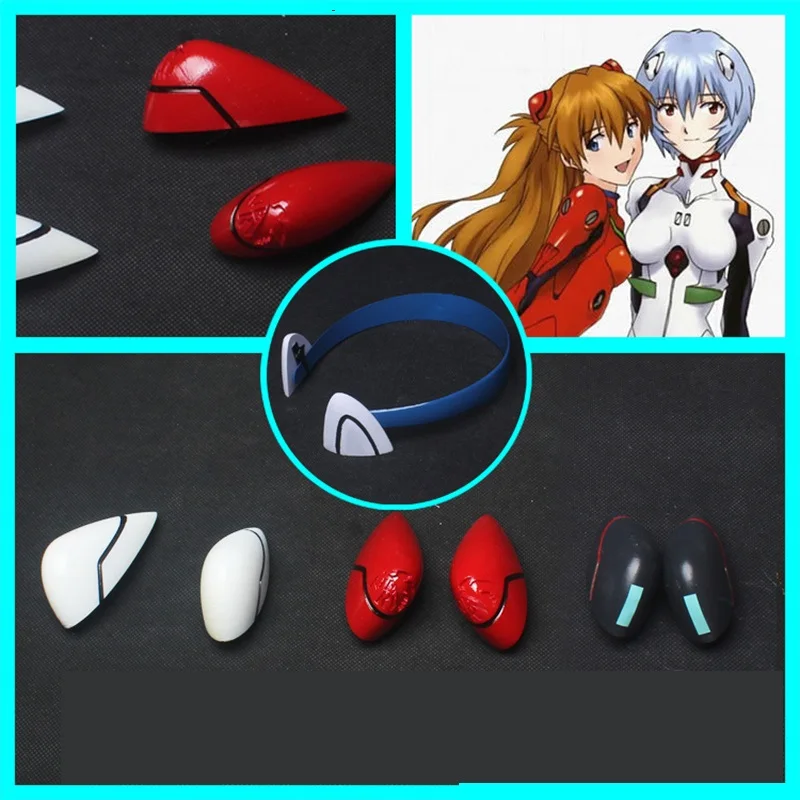 

Anime Game EVA Hairpins Asuka Langley Soryu Shikinami Asuka Rangure Headwear Hair Clips Cosplay DIY Harajuku Costume Headwear