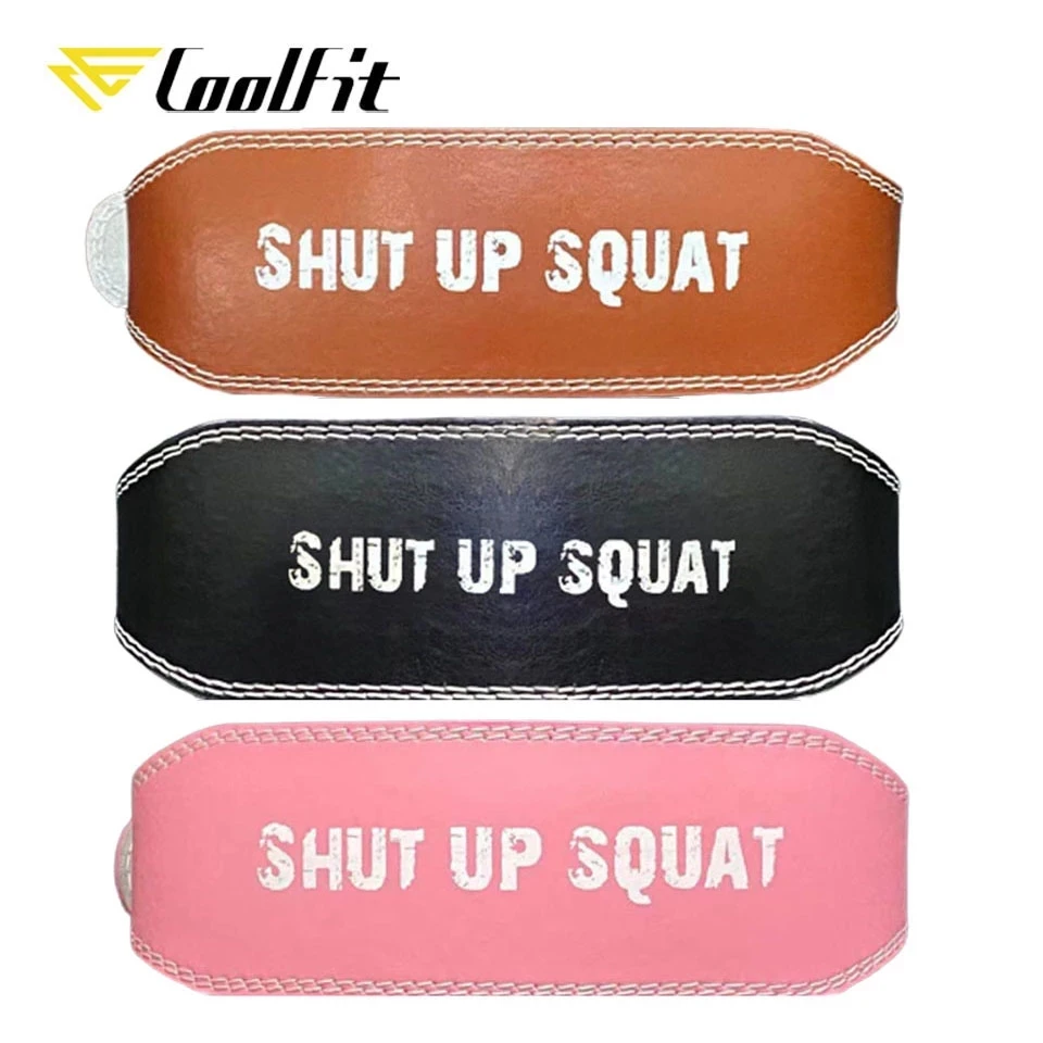 CoolFit Fitness Weightlifting Belt Adjustable Powerlifting Squats Deadlifts Weight Lifting Training Workout Back Waist Support