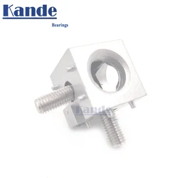KANDE 1PC 2020 3030 4040 4545 aluminum 3 ways cube connector fasteners for European standard aluminum profiles 3 ways pass