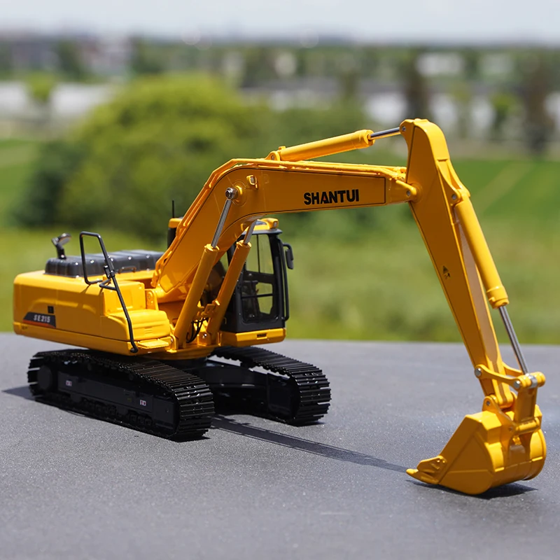 

1:35 Scale SE215 Alloy Engineering Vehicle Bulldozer Model Diecast Collection Souvenir Ornaments Display Vehicle Toys Gift