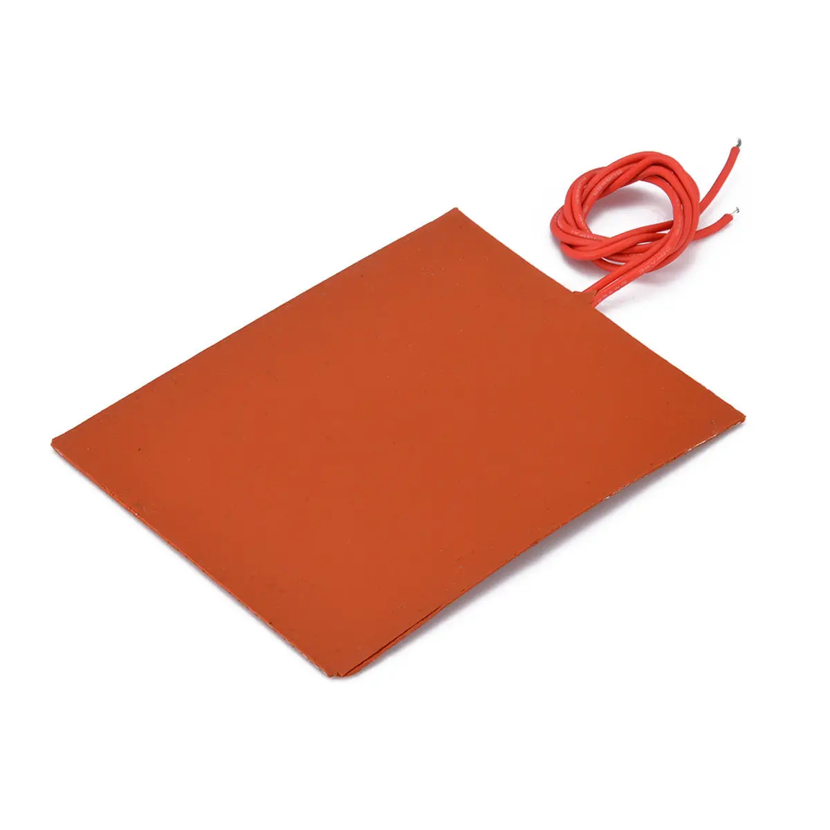 Imagem -02 - Almofada de Cama Aquecida de Borracha de Silicone para Impressora 3d Elétrica Aquecedor Flexível Impermeável dc 12v 15v 12 w 15v 18 w 20w 50120 mm