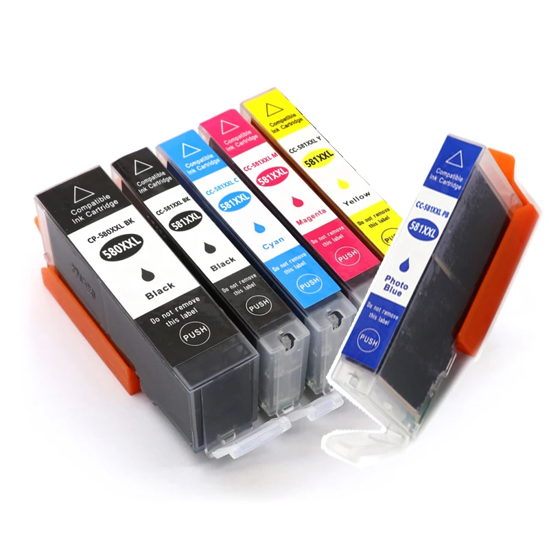 Einkshop for Canon PGI-580XXL CLI-581XXL PGI 580 XXL 581 XXL PGBK / BK / C / M / Y Ink Cartridge