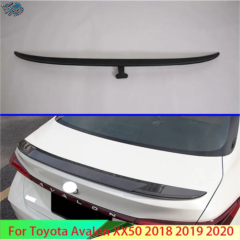 

Для Toyota Avalon XX50 2018-2022 стильный боковой задний спойлер из углеродного волокна Обложка отделка молдинг украшение ободок Стайлинг