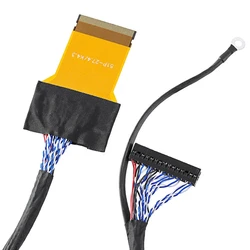 FFC FPC kabel LVDS 2 ch 8-bit 51 pinów 51pin podwójny 8 kabel elastyczny elastyczny kabel płaski dla panel ledowy 550mm uniwersalny HD LCD LED 2 modele