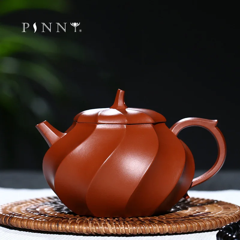 

PINNY 200ml Purple Clay "Water Chestnut" Teapot Hand Made Zisha Tea Pot Chinese Kung Fu Tea Set Purple Sand Crafts Natural Ore