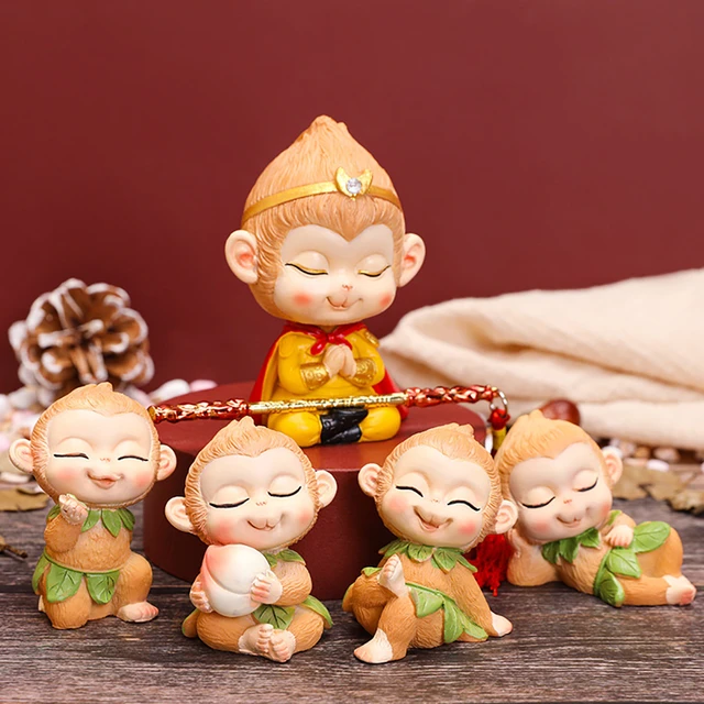 Monkey King Series Doll Blind Box Cute Monkey Figurine Mystery Box  Christmas Gifts for Children Room Decoration - AliExpress