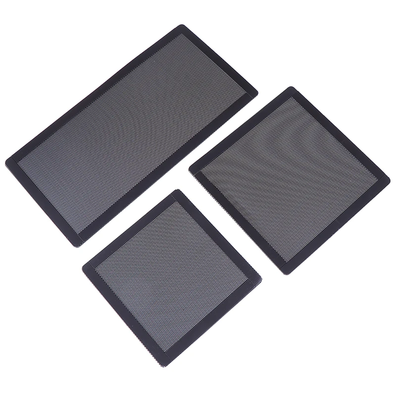 3 Size Computer PC Case Cooling Fan Magnetic Dust Filter Mesh Net Cover Computer Guard PVC cooling fan antidust net 12*24CM