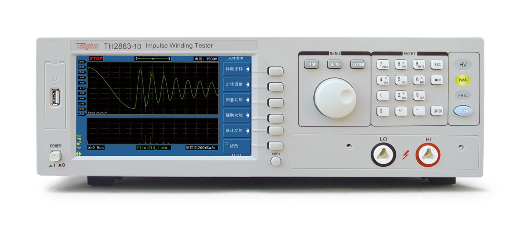 

Fast arrival TONGHUI TH2883-10 Impulse Winding Tester Pulse voltage output 500V-10kV