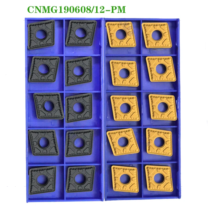 CNMG190608 CNMG190612 PM YBC251 YBC252 Original Carbide Inserts CNC Metal Turning Tool Lathe Cutter CNMG 190608 Blade for Steel