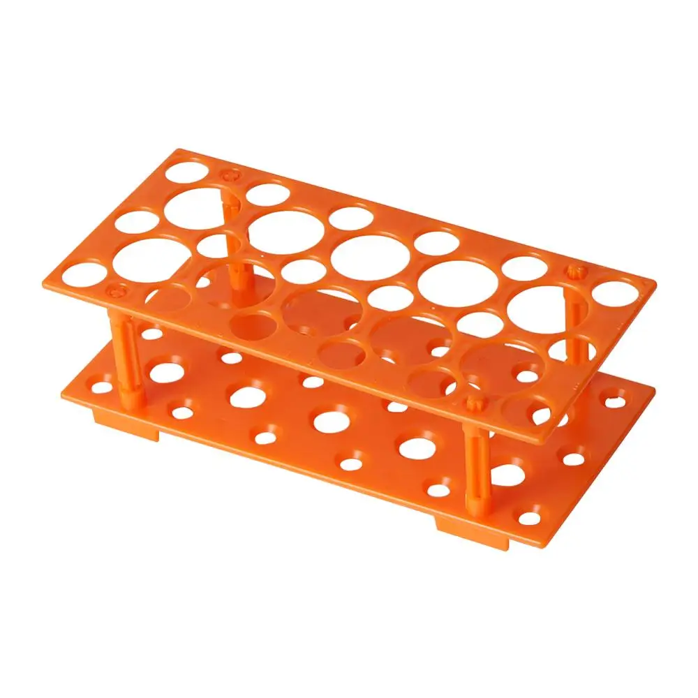 Test Tube Rack Holder 28 Sockets 10/15/50ml Centrifuge Tube Rack Laboratory Plastic Test Tubes Holder Stand Bracket 1Pc