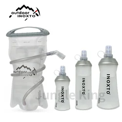 INOXTO-botella de agua suave multifuncional para deportes al aire libre, bolsa de agua para correr, ciclismo de montaña, gran capacidad, novedad de 2021