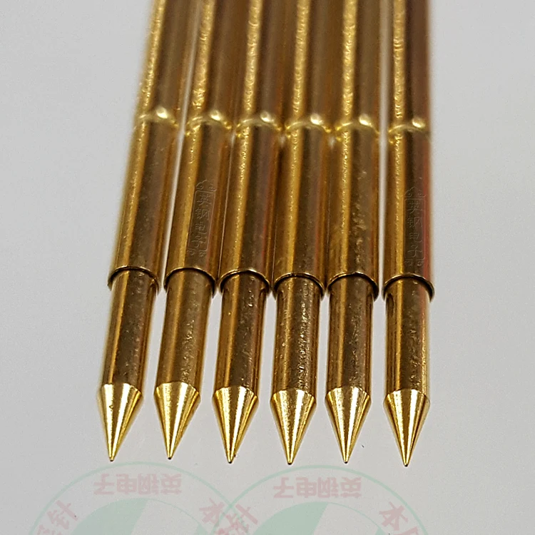 

PA125-B Pointed Probe 34MM Sharp Head Test Needle 2MM Gold Spring Needle Gold Tip Test Probe