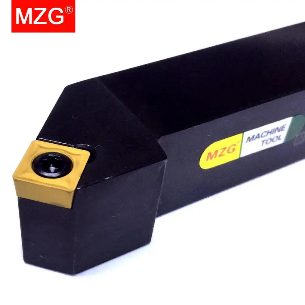 MZG CNC 12mm 20mm SSSCR1616H09 External Boring Tool Turning Arbor Lathe Cutter Bar SCMT Carbide Inserts Clamped Steel Toolholder