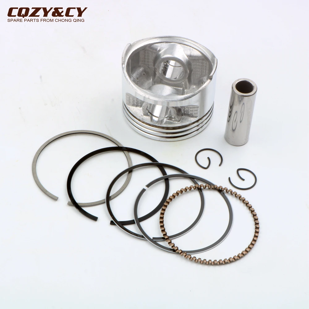 Scooter 57mm/15mm piston kit for Vespa Zip125 Lx125 Et4 Lxv4 S 125cc 4-stroke engine