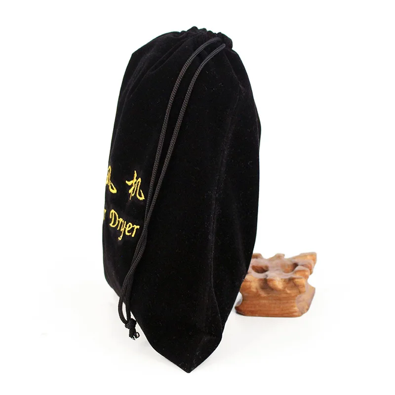 drawstring bag velvet black velvet pouch bag packaging velvet bags for promotional