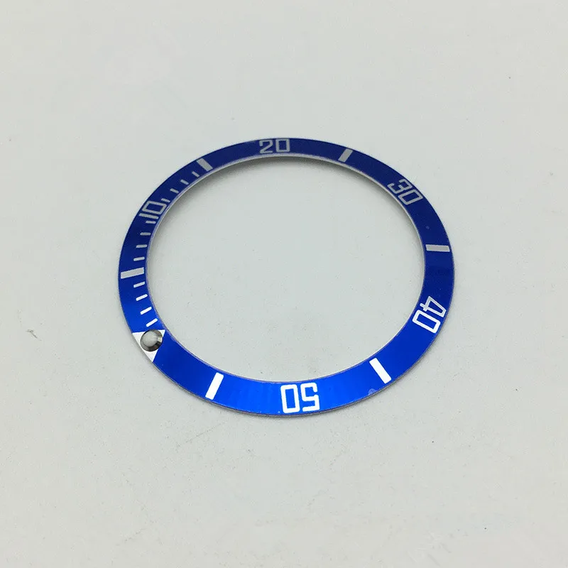 37.5mm Aluminum Alloy Watch Bezel Insert For Submariner Seiko SKX007/009/011 Series Replacement  Accessories 4 Colors Optional
