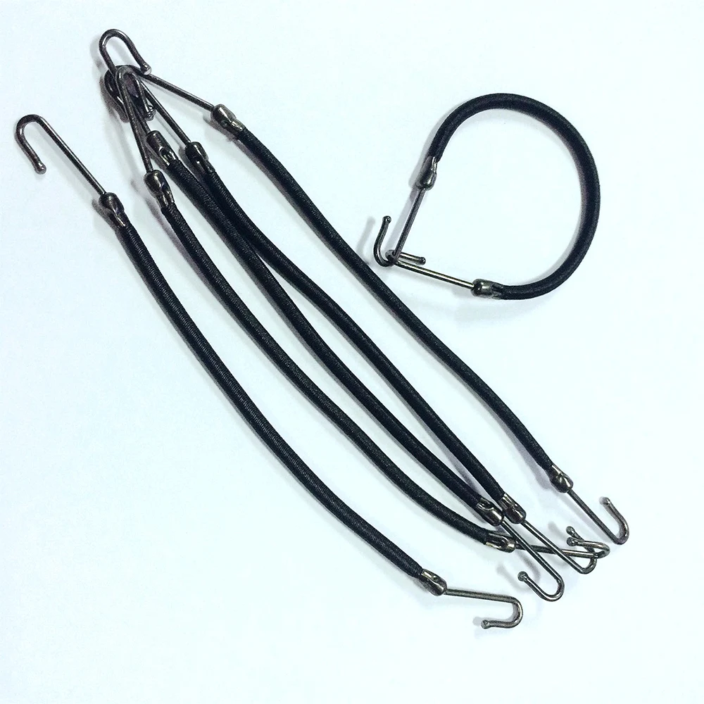 10pcs/Set Horsetail hook hairline hair ring Women Girls Ponytail Hooks Holder Bungee Bands Rubber Bands Hooks Hair Styling