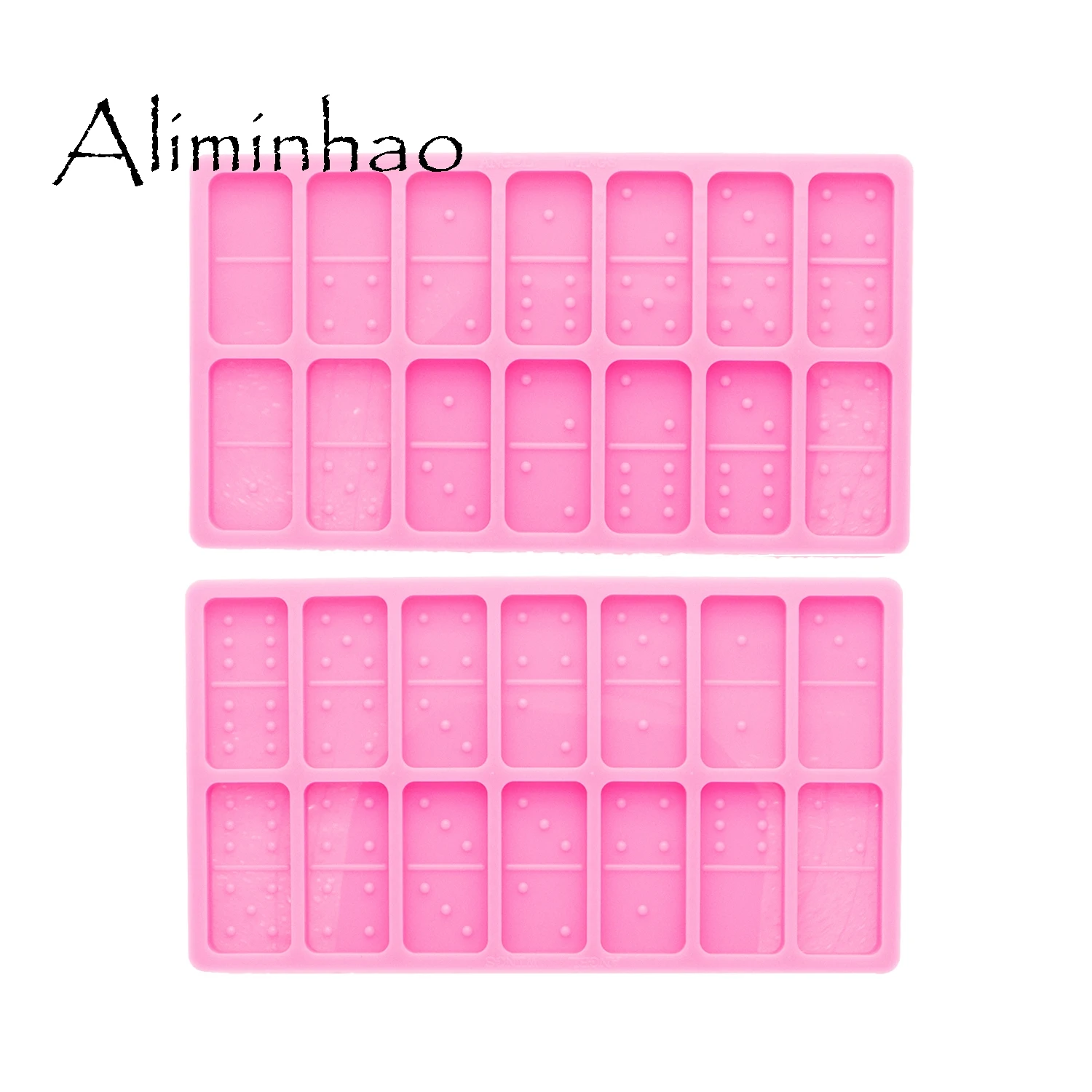 DY0580 Shiny Domino Silicone Mould Craft for DIY epoxy and resin craft molds liquid silicone rubber