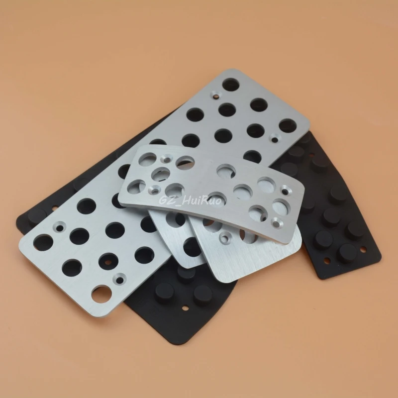 Aluminum AT/MT Accelerator Brake Foot Rest Pedal Pad cover For Subaru XV Legacy Forester OutBack Tribeca Levorg WRX STI Impreza