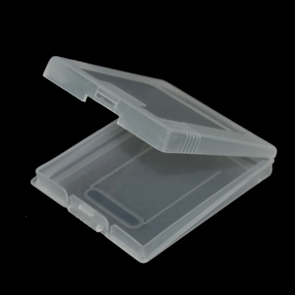 Clear Plastic Game Cartridge Case Game Cards Storage Box For  Game Boy Color for GBC Protective box