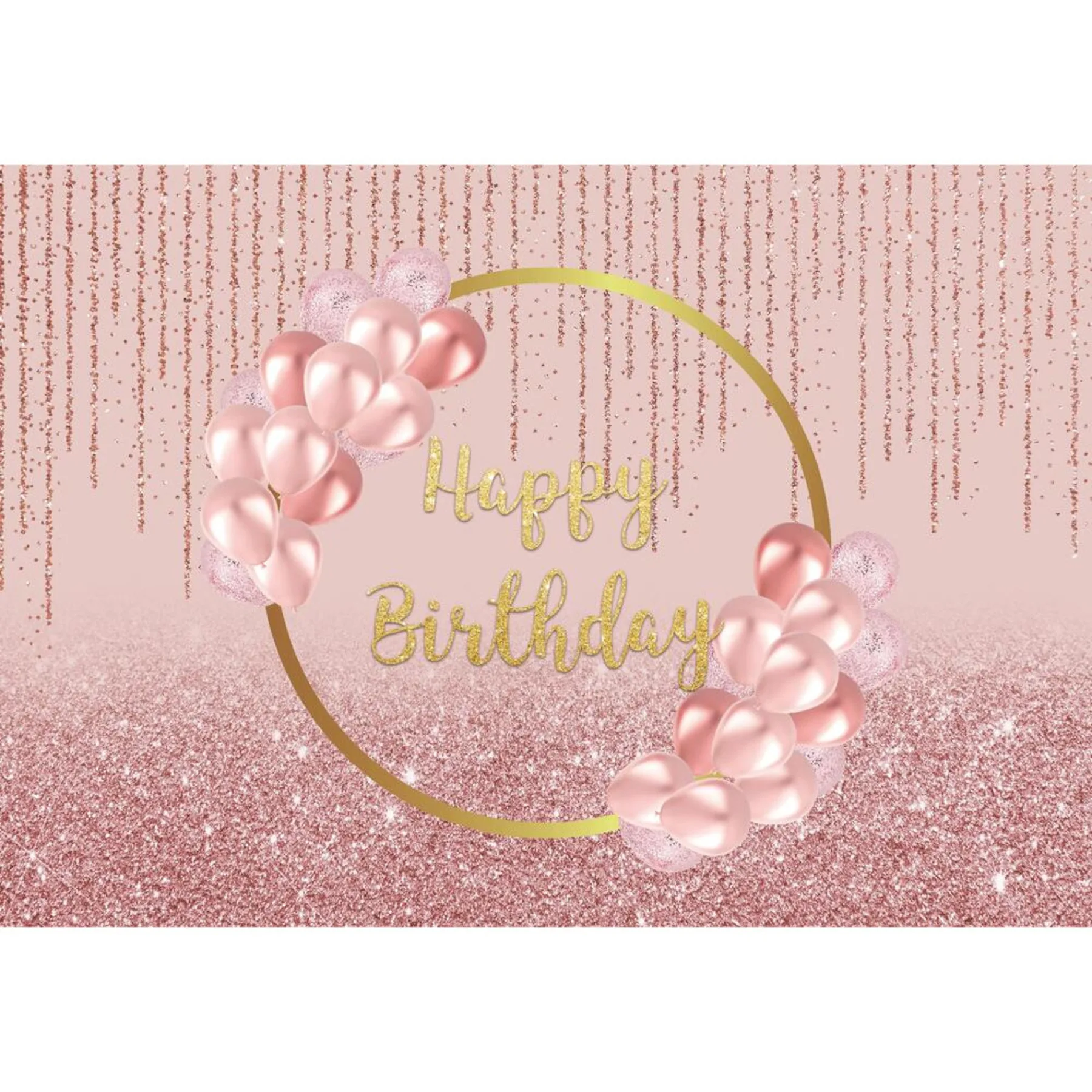 Allenjoy Baby Dusche Hochzeit Party Pailletten Hintergrund Goldene Shiny Glitter Ballon Glücklich Geburtstag Vinyl Hintergrund Photozone Decor