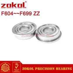 10 개/묶음 F604 ~ F699 F60/62/63/68/69/2/3/4/5/6/7/8/9 RS ZZ Z 깊은 홈 볼 플랜지 베어링 zocoll