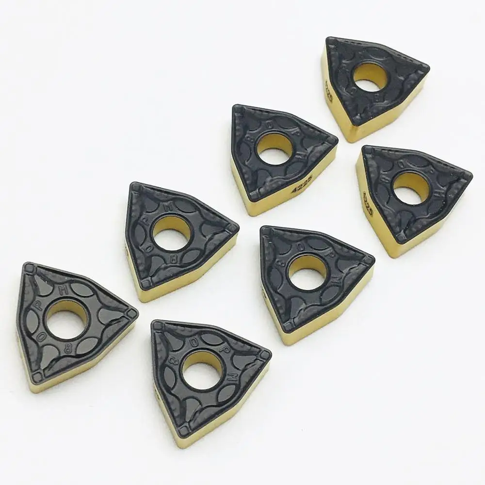 10 pezzi di WNMG080408 PM 4225 inserto in metallo duro WNMG 080408 PM originale di 4225 di alta qualità di utensili di tornitura CNC tornio noioso strumento