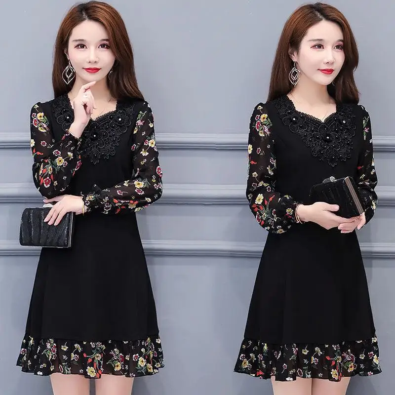 กลาง-กลางผู้หญิง Midi ชุดชุดผู้หญิง Vestido De Mujer Femme Robe