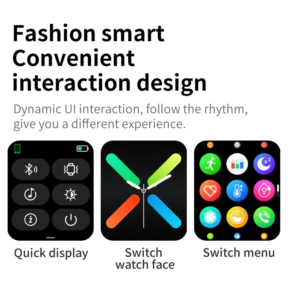 Montre connectée pour les hommes et les femmes, Bluetooth, appels, étanche IP67, moniteur de fréquence cardiaque, moniteur d'activité physique, nouveau, L1-7