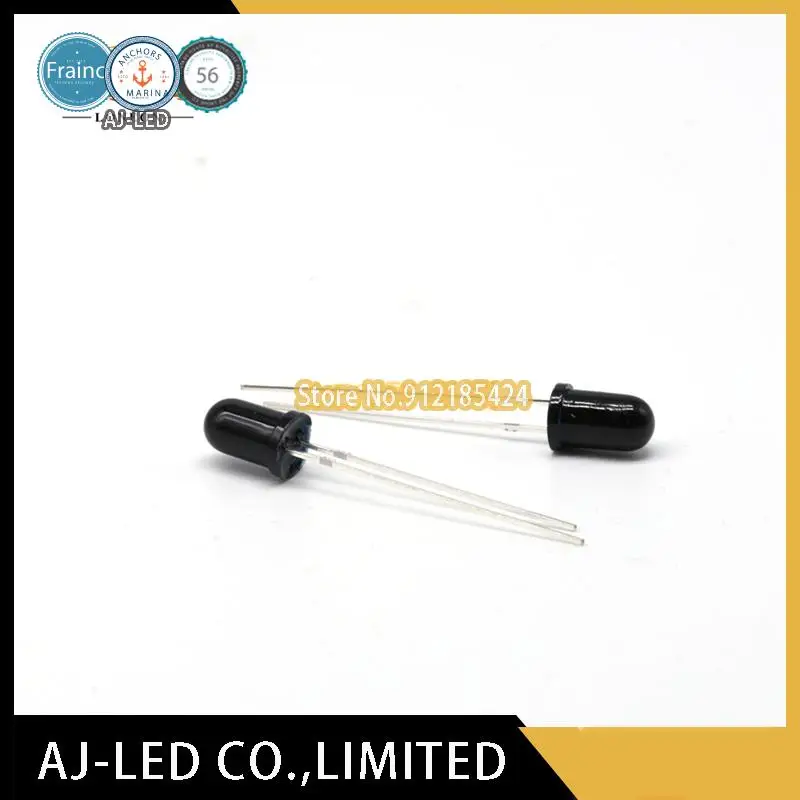 

20pcs/lot QSD124 infrared receiver tube phototransistor 5mm wavelength 880nm angle 12°FAIRCHILD