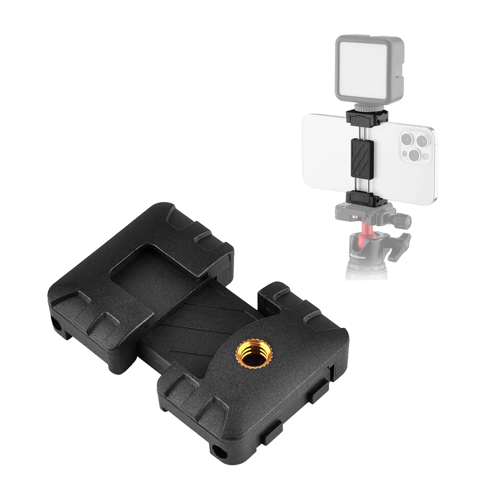 ขาตั้งกล้องรองเท้าเย็นสำหรับไมโครโฟน LED Light 1/4 ''สกรูสำหรับ iPhone 11 Pro Max XS Max XR X 8 7 6 Plus