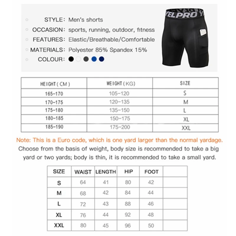 New Design Men\'s Pocket Shorts Basketball Shorts Sport Running Tight Fitness Short Trouser Shorts