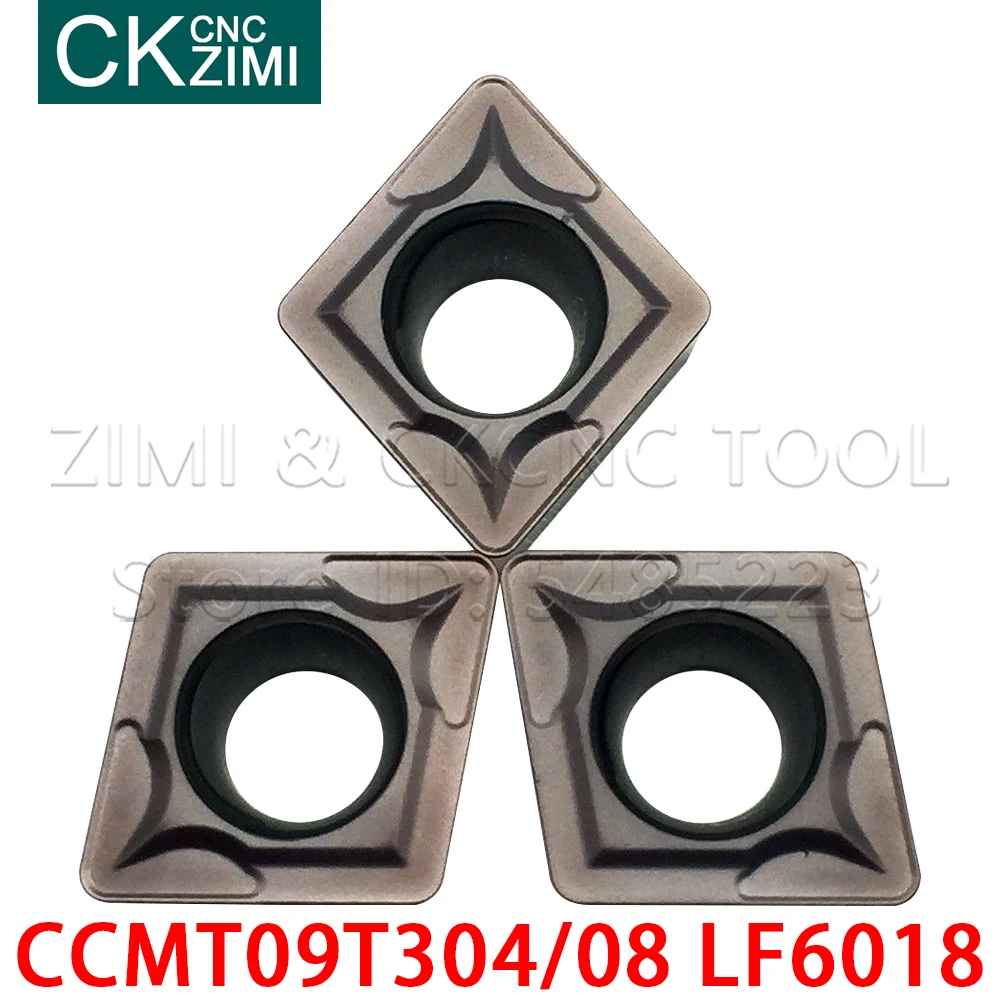 10 قطعة CCMT09T304 LF6018 CCMT09T308 LF6018 كربيد تحول إدراج القاطع باستخدام الحاسب الآلي الخشب تحول أدوات مخرطة الخشب لالفولاذ المقاوم للصدأ