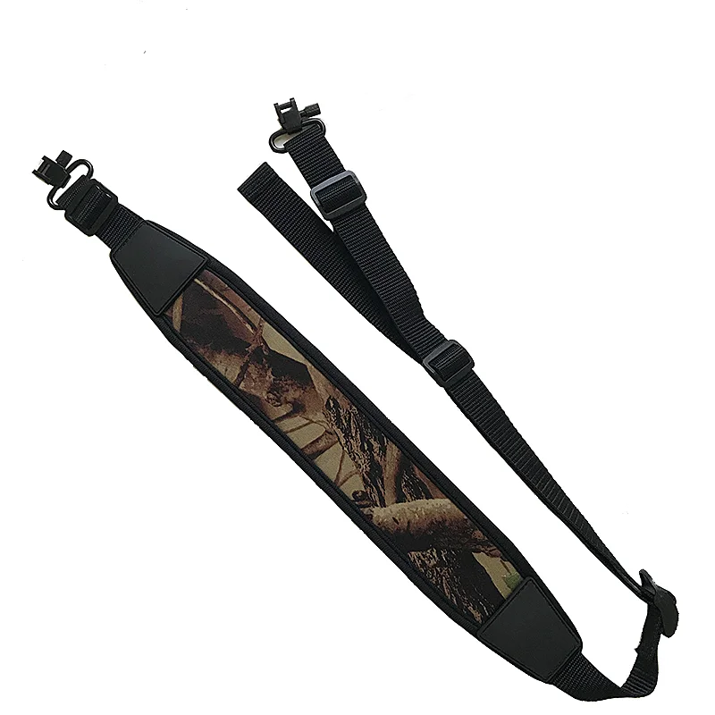 Airsoft  Rifle Gun Sling Airsoft Shotgun Durable Shoulder Padded Strap Adjustable Gun Sling with Swivels Camo Gun Belt