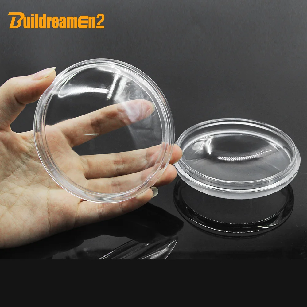 Buildreamen2 90mm Diameter Round Fog Light Transparent Glass Cover For Mitsubishi Pajero Triton Outlander L200 Colt Galant RVR