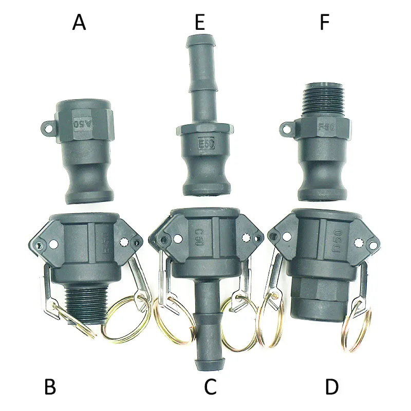 

2 "муфты Camlock из полипропилена, быстроразъемный адаптер, Женская Трубная арматура