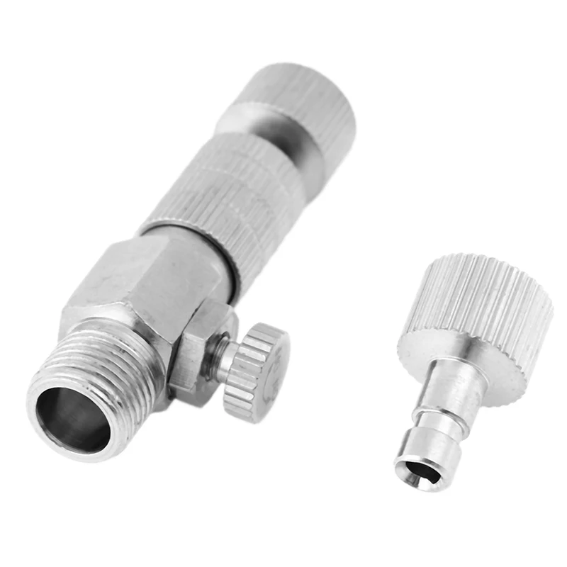 Adattatore di disconnessione ad innesto rapido per aerografo con raccordo a spina da 1/8"