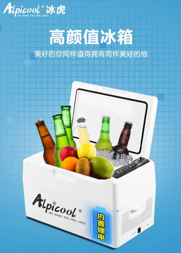 Portable Alpicool B22L car home refrigerator mini fridge AC100-240V DC12/24V dual-purpose freezing refrigeration quick freezing