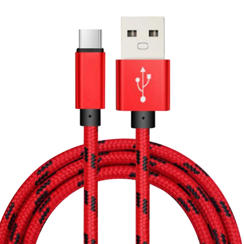 

Charging Cable Type-C Fast Charger Cord Nylon Braided Data Wire Phone Cable Accessory