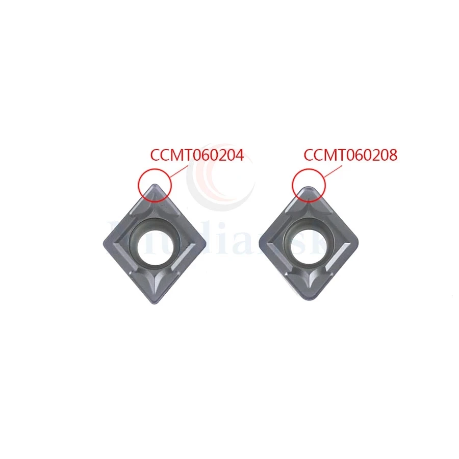 Вставки для токарного станка с ЧПУ, 10 шт., CCMT060204, LF6018, CCMT060208, LF6018, режущее лезвие из карбида, металлический токарный инструмент для нержавеющей стали