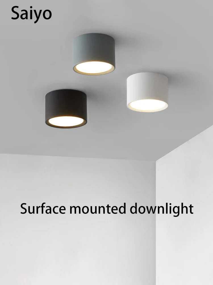 Saiyo faretto da incasso a soffitto a Led in alluminio faretto per illuminazione interna AC 90-260V per soggiorno Foyer