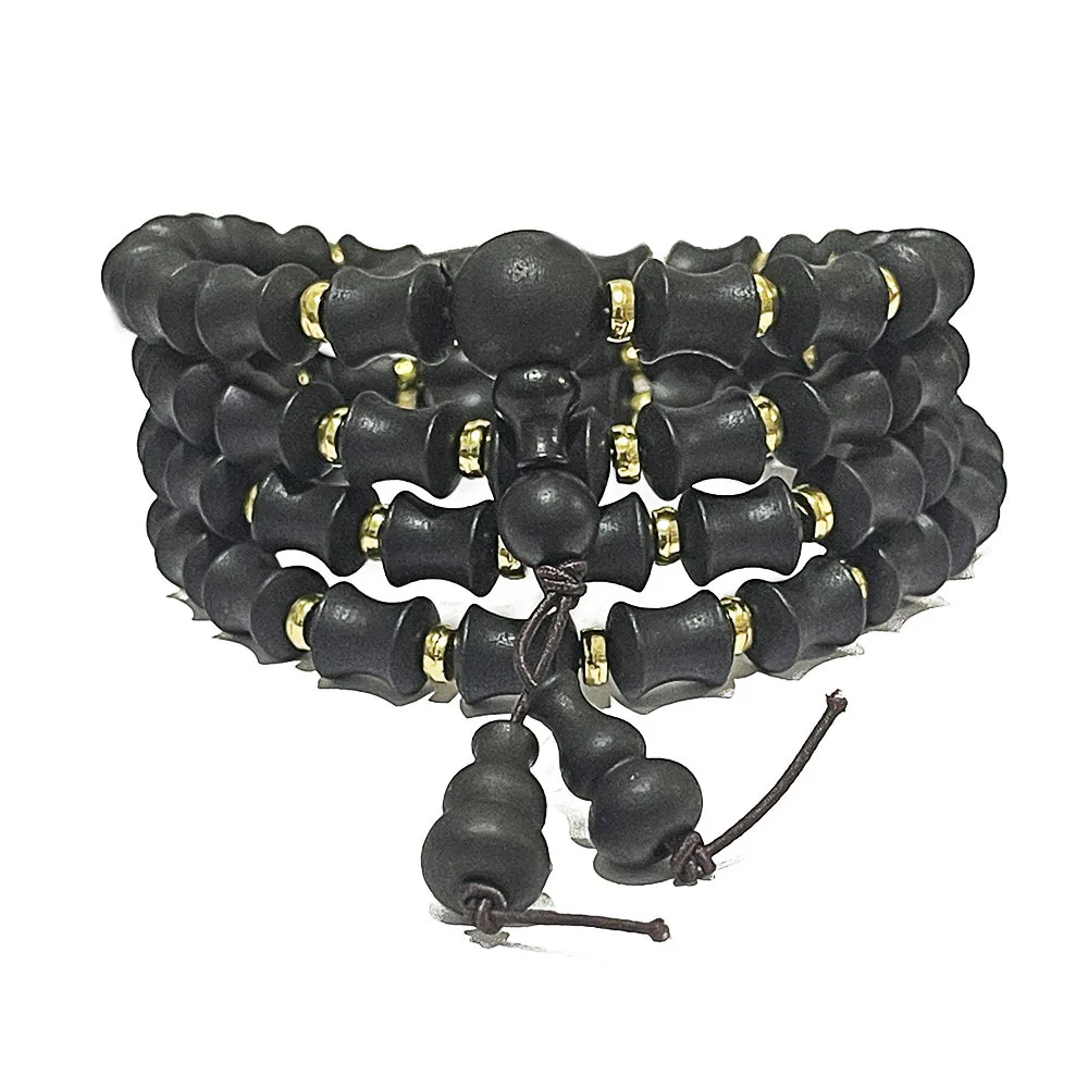 New Buddha Beads Rosary Ebony Cat Owl Bracelet Aloes Luminous Beads Bracelet Kwai and Tiktok Hot sale Popular products