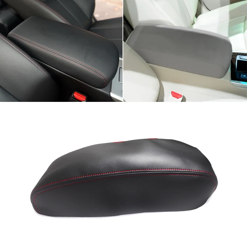 Soft Leather Armrest Cover For Nissan Altima 2013 2014 2015 2016 2017 2018 Interior Center Console Lid Armrest Box Cover Trim