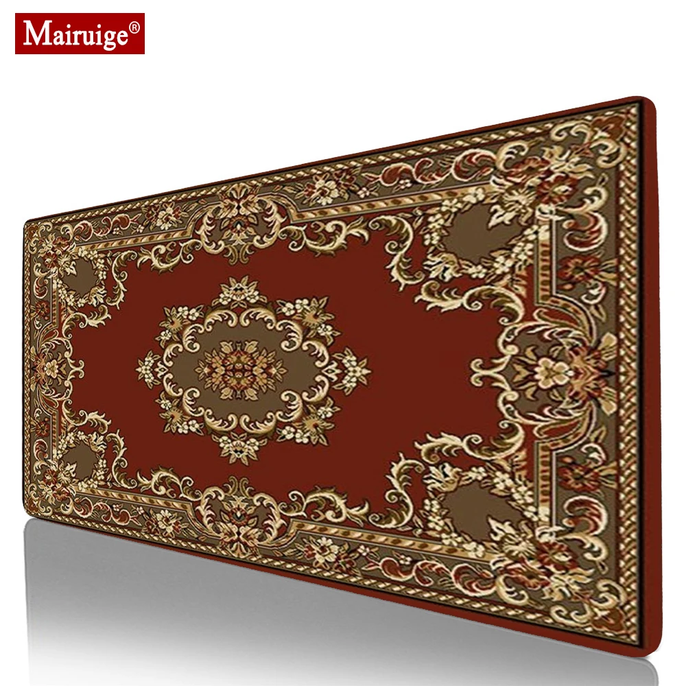 

Persian Rug Mousepad 90x40cm/80X30cm Mouse Mat Large Custom Full Desk Best Gaming Mouse Pad DIY Custom Bohemian Style Pads