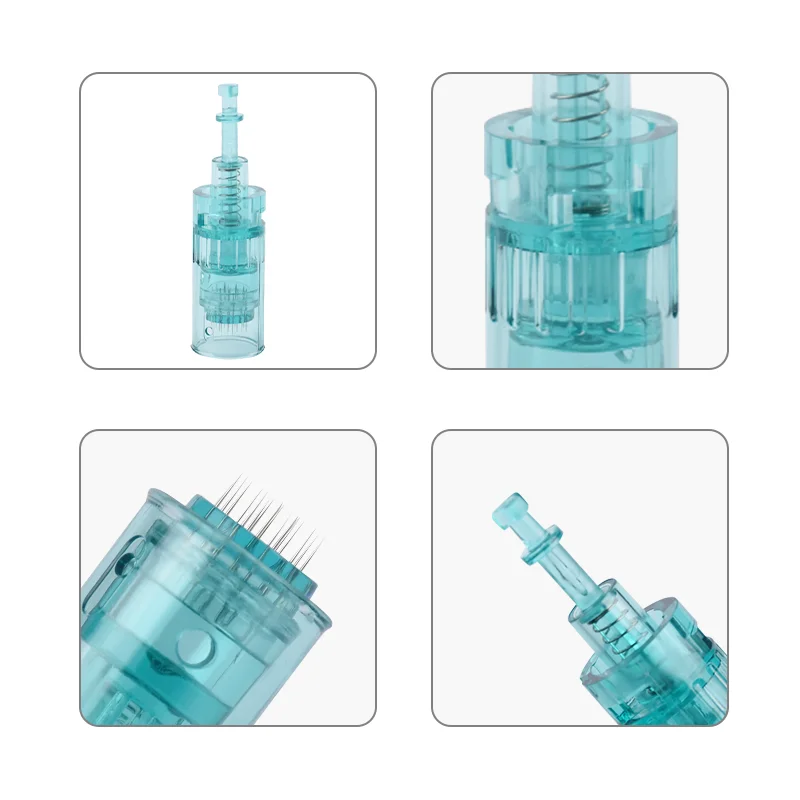 Dr Pen Ultima A6S Needle Cartridges 20PCS Microneedling Pen Replacement 36 Pin Bayonet Micro Needles Drag Nano Cartridges MTS