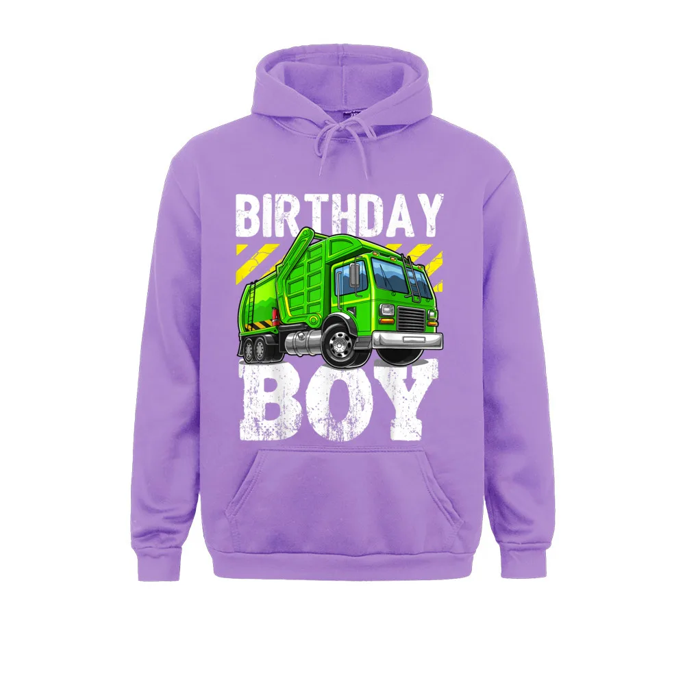 New Fashion Male Sweatshirts Birthday Boy Garbage Truck Birthday Boys Gift For Kids Men Hoodies Clothes Long Sleeve