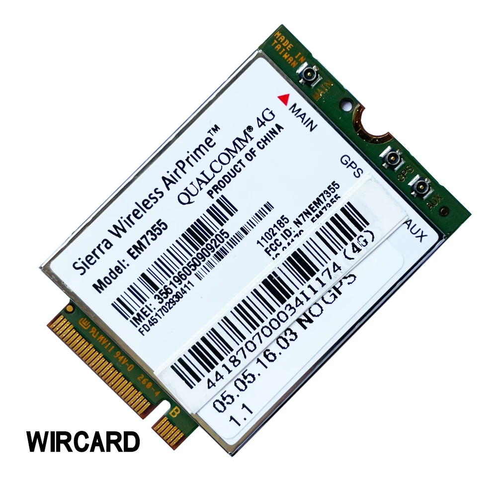 EM7355 4G Karte Gobi5000 WWAN HSPA NGFF 4G Modul für Dell laptop