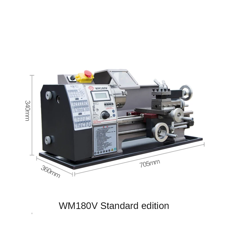 

WM180V Small Mechanical Metal Processing Lathe Multifunctional Household Woodworking Diy Micro Bed Hardware