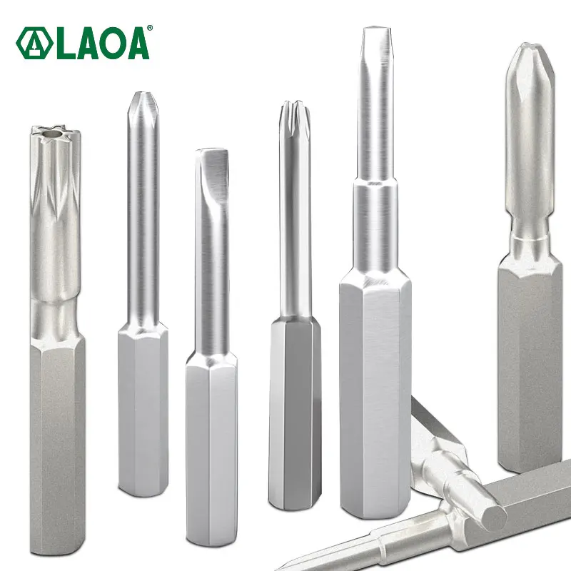 Laoa Hoge Precisie Schroevendraaier Bit 1Pc 4Mm S2 Staal Hoge Kwaliteit Handgereedschap Schroevendraaier Precisie Schroevendraaier Bits