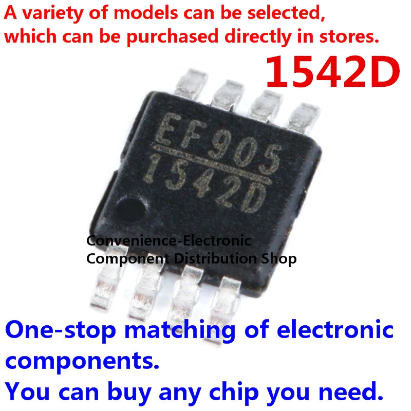 5 Stks/pak 1542 Smd 1542D Patch MP1542DK-LF-Z MSOP-8 Boost Converter DC-DC Chip Ic